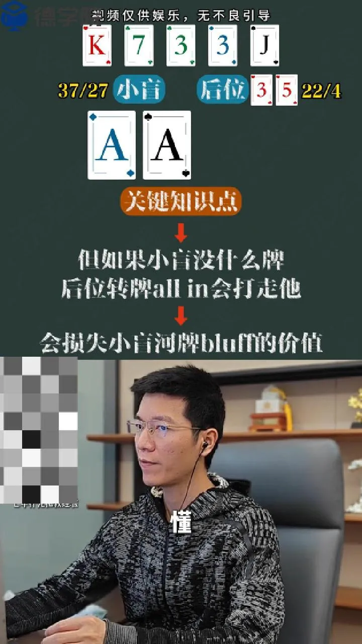 德学院-最专业的华人德州扑克学习与策略分享社区